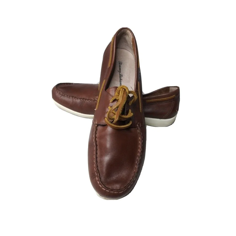 Tommy Bahama Teague Classic Lace-up Boat Shoes Men's Size 10